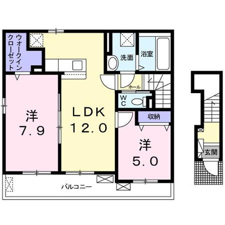 ＡＶＥＮＩＲ蒼の物件間取画像